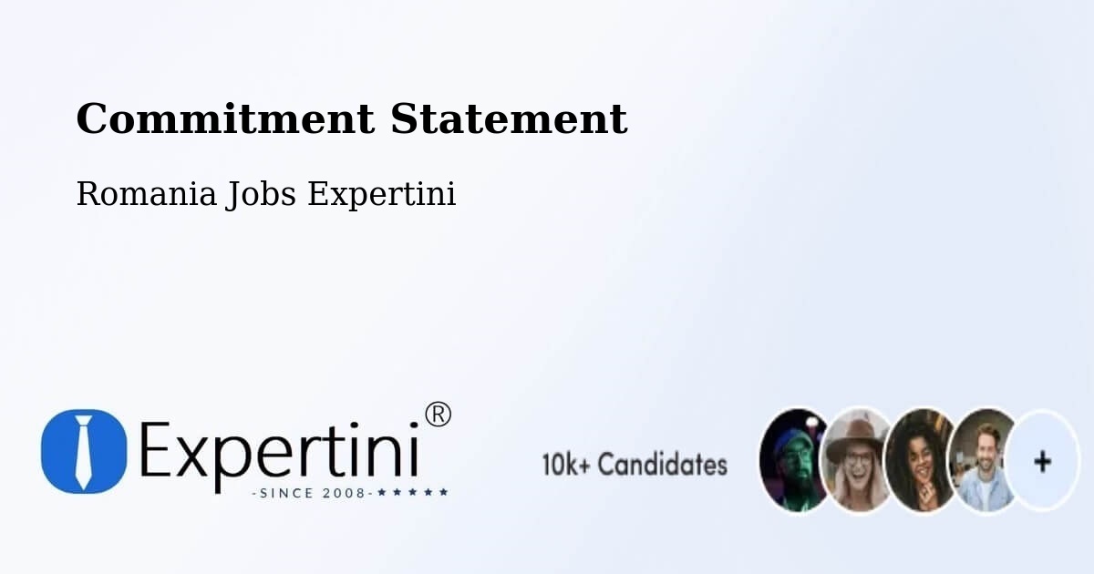 Corporate Commitment – Topolovăţu Mare - Romania Jobs Expertini